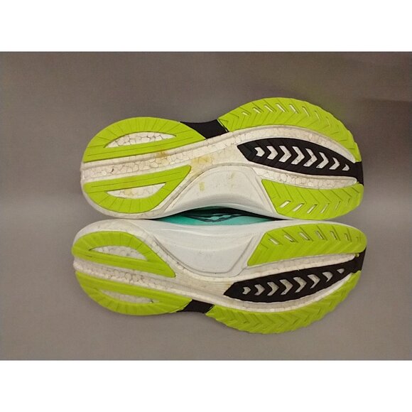 Saucony Tempus Womens 10.5 Blue Green White Athletic Running Shoes Sneakers - Picture 6 of 14